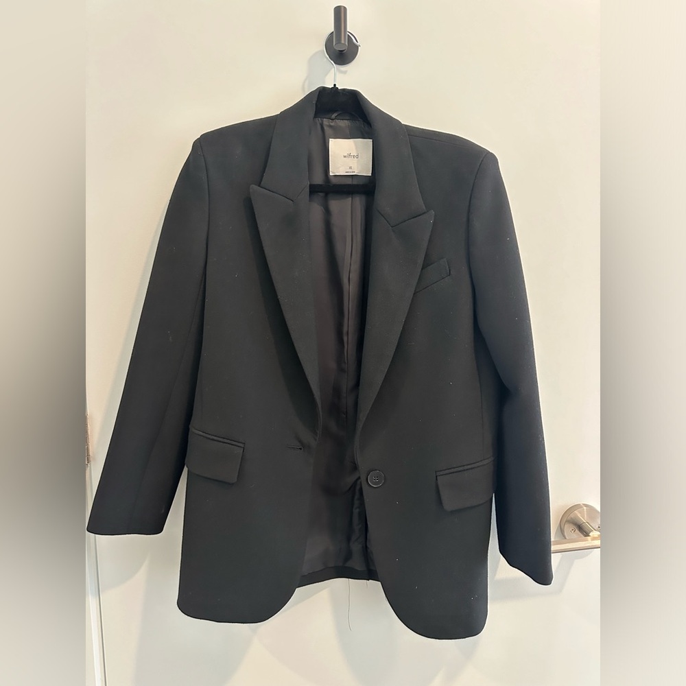 Wilfred Black Boyfriend Blazer - BLACK XS
